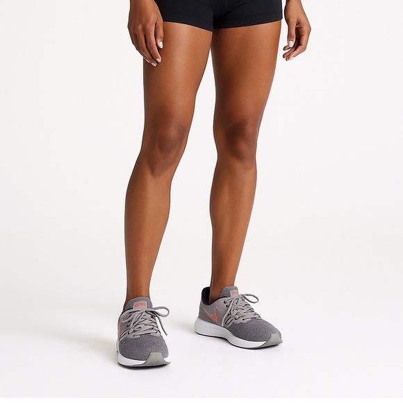 Nike Athletic Running Shoes Women 8.5 Run Swift Sneaker Gray Pink Swoosh Fitness - Picture 8 of 8